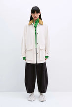 Load image into Gallery viewer, CORDERA Short Trench Coat, Ecru