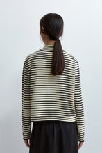 Load image into Gallery viewer, CORDERA Cotton Striped Turtleneck