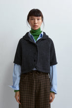 Load image into Gallery viewer, CORDERA Heather Cotton Top, Navy