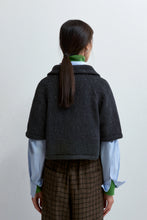 Load image into Gallery viewer, CORDERA Heather Cotton Top, Navy