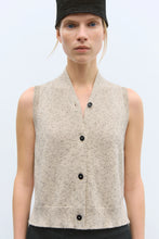 Load image into Gallery viewer, CORDERA Flecked Cotton Vest, Natural