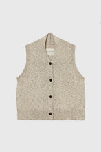 Load image into Gallery viewer, CORDERA Flecked Cotton Vest, Natural
