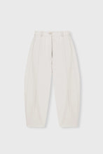 Load image into Gallery viewer, CORDERA Seam Curved Pants, White
