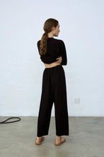 Load image into Gallery viewer, CORDERA Silk Knit Pants - Black