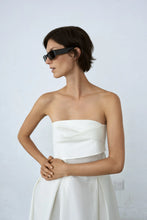 Load image into Gallery viewer, CORDERA Strapless Dress, White