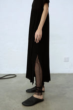 Load image into Gallery viewer, CORDERA Viscose Pleated Dress - Black