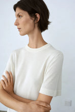 Load image into Gallery viewer, CORDERA Viscose T-Shirt, Marshmallow