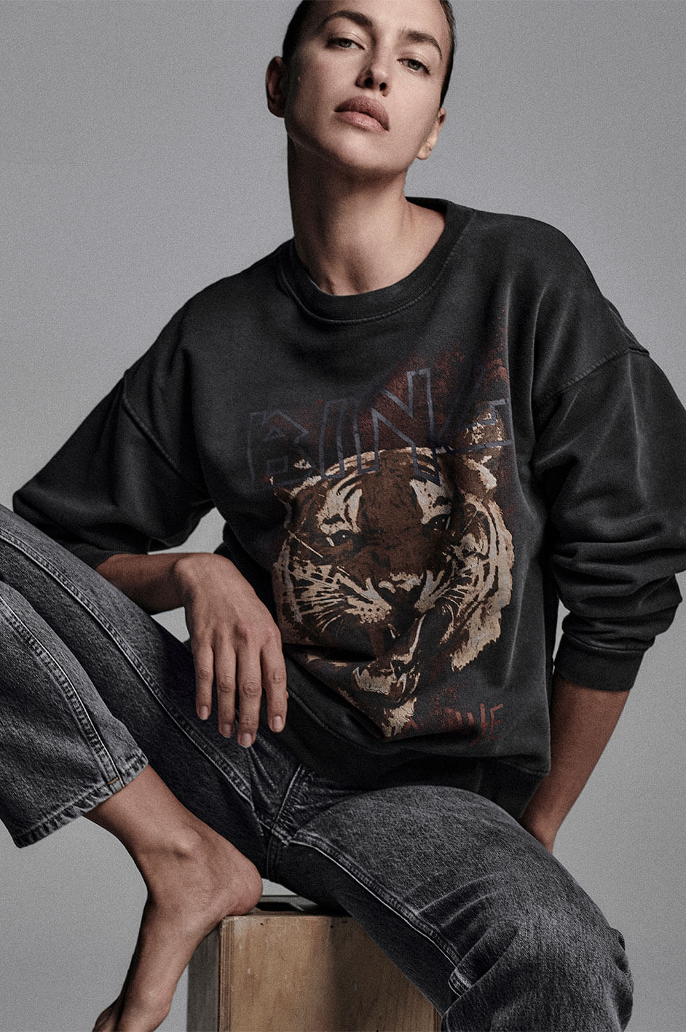 Anine Bing Tiger Sweatshirt – M. STUDIO