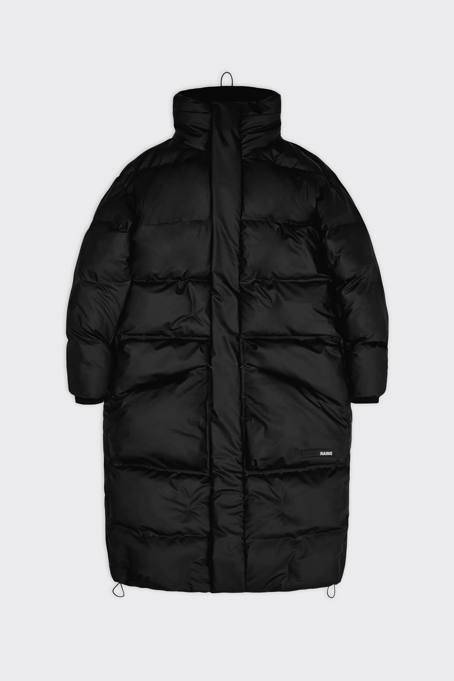 Rains padded coat black outlet
