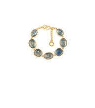 Load image into Gallery viewer, Goossens Cabochons Denim Blue Bracelet