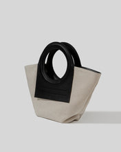 Load image into Gallery viewer, HEREU CALA MINI- Mini Canvas-Leather Tote