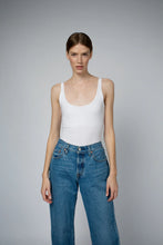 Load image into Gallery viewer, Santicler Ava Built-in-Bra Tank, White