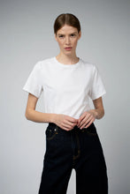 Load image into Gallery viewer, Santicler Adry Crew Neck Tee, White