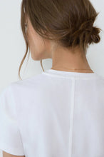 Load image into Gallery viewer, Santicler Magda V-Neck Tee, White