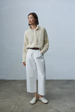 Load image into Gallery viewer, CORDERA Cable Knit Sweater - Natural