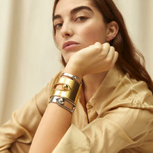Load image into Gallery viewer, Goossens Boucle Large Bracelet Palladium