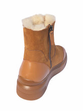 Load image into Gallery viewer, Suzanne Rae Shearling Sneaker Boot - Russet Suede
