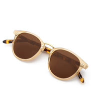 Load image into Gallery viewer, KREWE Perry - Champagne + Rue Tortoise Polarized 24K