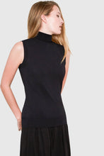 Load image into Gallery viewer, Santicler Hepburn Sleeveless Top, Black