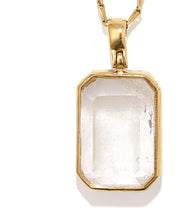 Load image into Gallery viewer, Goossens Stones Large Crystal Pendant Necklace