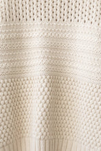 Load image into Gallery viewer, Wol Hide Mixed Stitch Pullover - Ecru