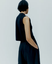 Load image into Gallery viewer, CORDERA Cotton Waistcoat - Black