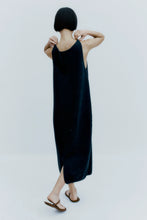 Load image into Gallery viewer, CORDERA Heather Cotton Dress - Black