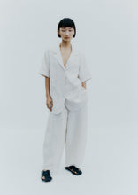 Load image into Gallery viewer, CORDERA Linen Blazer Shirt - Natural