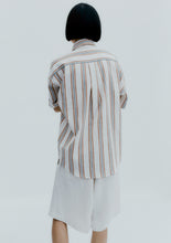 Load image into Gallery viewer, CODERA Wide Striped Short Sleeve Shirt
