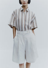 Load image into Gallery viewer, CODERA Wide Striped Short Sleeve Shirt