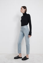 Load image into Gallery viewer, Loulou Studio Wular Light Blue Straight Denim Pants