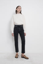 Load image into Gallery viewer, Loulou Studio Wular Grey Straight Denim Pants