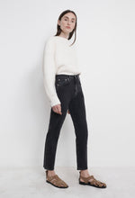 Load image into Gallery viewer, Loulou Studio Wular Grey Straight Denim Pants