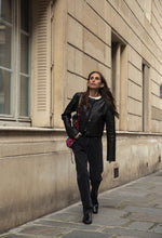 Load image into Gallery viewer, Loulou Studio Wular Grey Straight Denim Pants