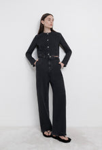 Load image into Gallery viewer, Loulou Studio Attu Grey Denim Pants