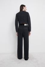 Load image into Gallery viewer, Loulou Studio Attu Grey Denim Pants