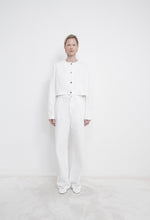 Load image into Gallery viewer, Loulou Studio Attu White Denim Pants