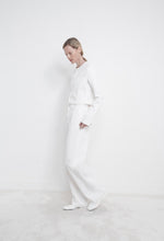 Load image into Gallery viewer, Loulou Studio Attu White Denim Pants