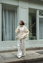 Load image into Gallery viewer, Loulou Studio Attu White Denim Pants