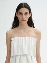 Load image into Gallery viewer, House of Dagmar Sculpted Tube Top, White

