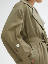 Load image into Gallery viewer, House of Dagmar Cotton Trenchcoat
