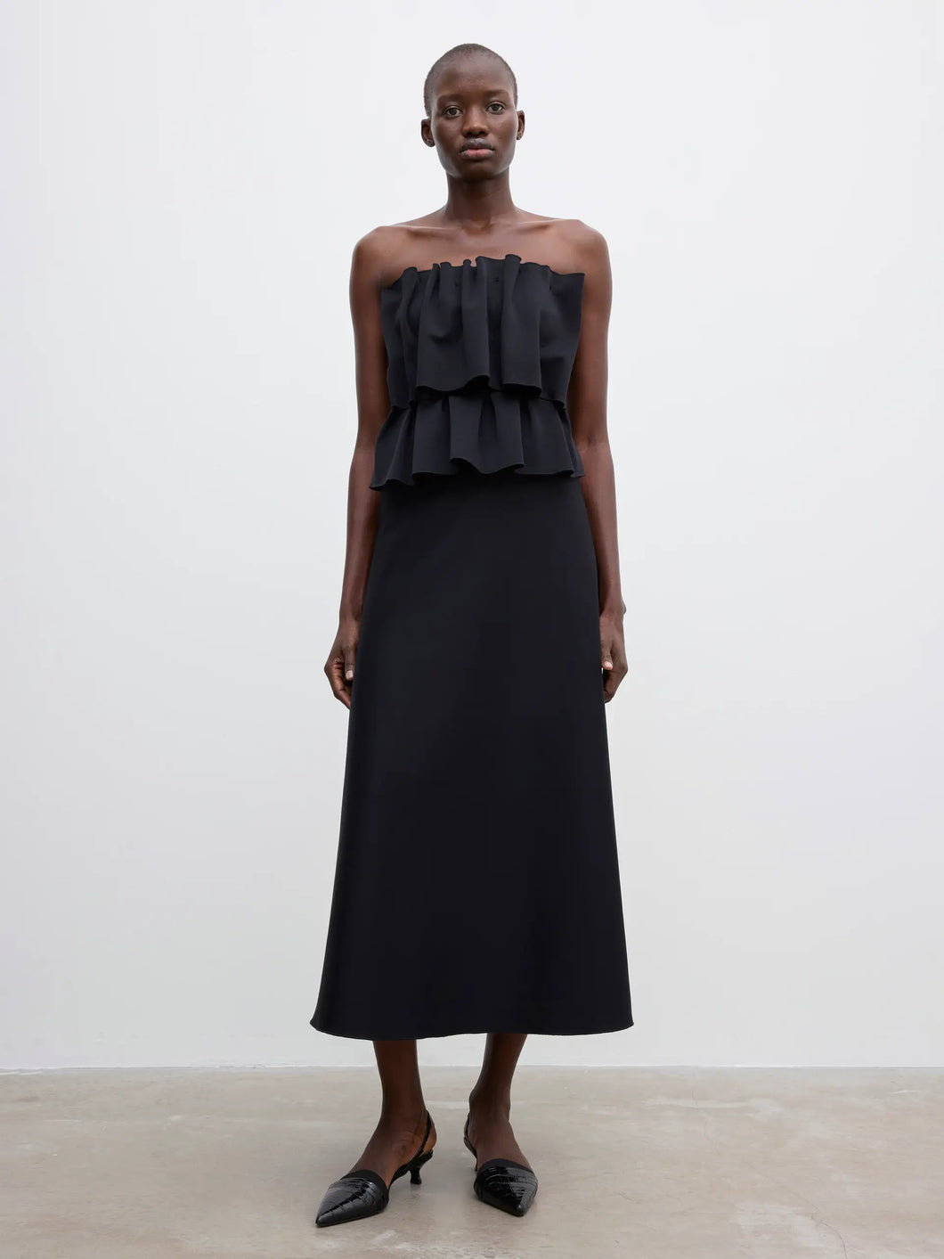 DAGMAR Sculpted Tube Dress, Black