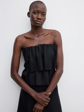 Load image into Gallery viewer, DAGMAR Sculpted Tube Dress, Black
