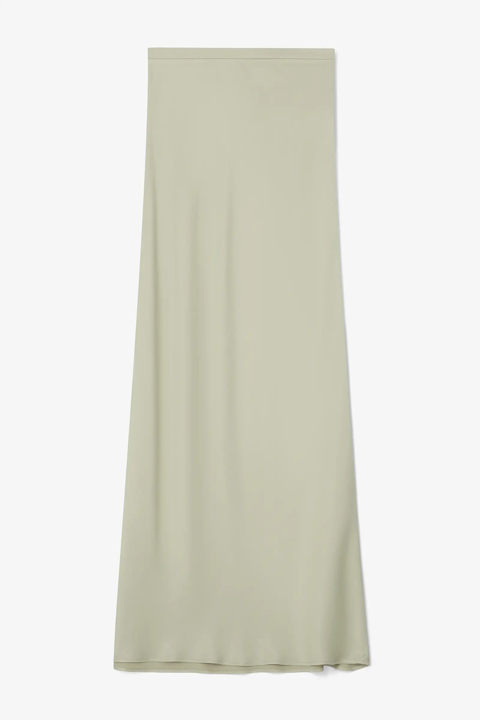 House of Dagmar Shiny Long Skirt, Slate Green M. STUDIO
