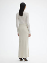 Load image into Gallery viewer, DAGMAR Maxi Skirt - Pearl Grey
