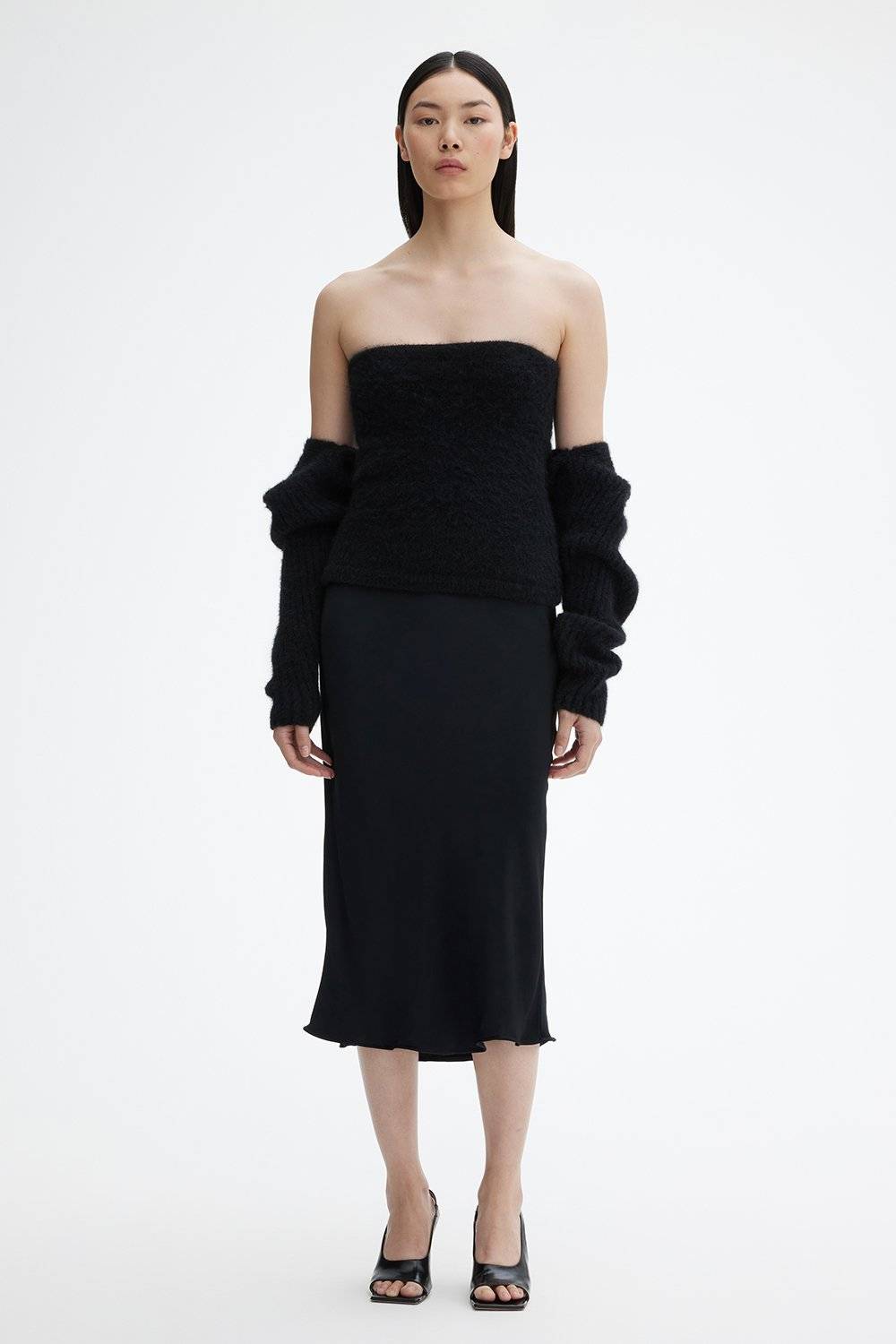DAGMAR Midi Skirt - Black