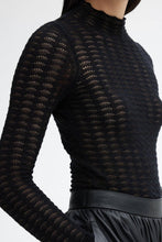 Load image into Gallery viewer, DAGMAR Lace Knit Top - Black
