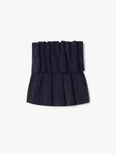 Load image into Gallery viewer, Dagmar Sculpted Tube Top, Navy Blue
