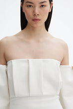 Load image into Gallery viewer, DAGMAR Sculpted Top, White
