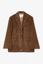 Load image into Gallery viewer, DAGMAR Corduroy Blazer - Cinnamon Brown
